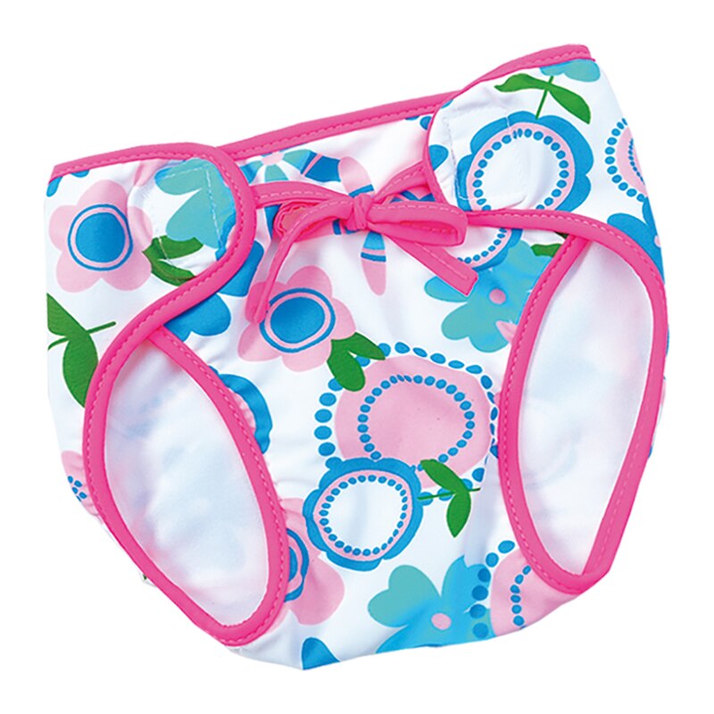 Sales 0-1 Year Baby Leakproof Swim Trunk Adjustable Bow Swimwear Infant Swimming Short: O