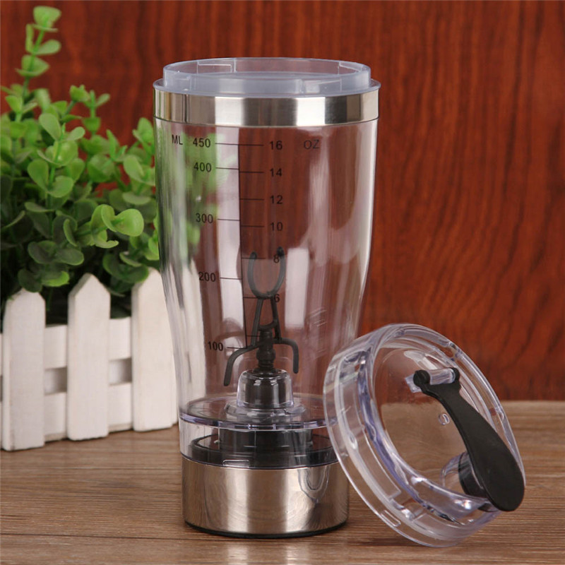 Automatisk elektrisk shaker 450ml vortex mixer vattenflaska smart mixer kopp med usb kabel automatisk kaffeblandare