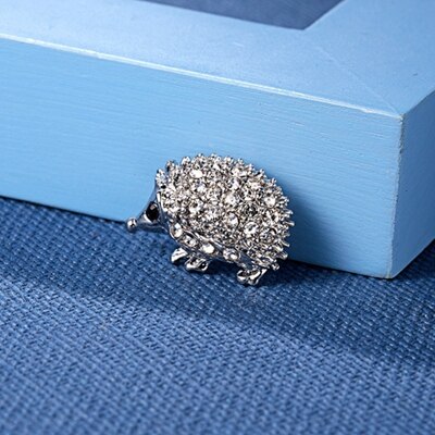 RINHOO Stern Inkfish Vögel Eule Hedgehog Eidechse Brosche Pins für Frauen Emaille Broach Pins männer Anzug Schmuck Zubehör: hedgehog