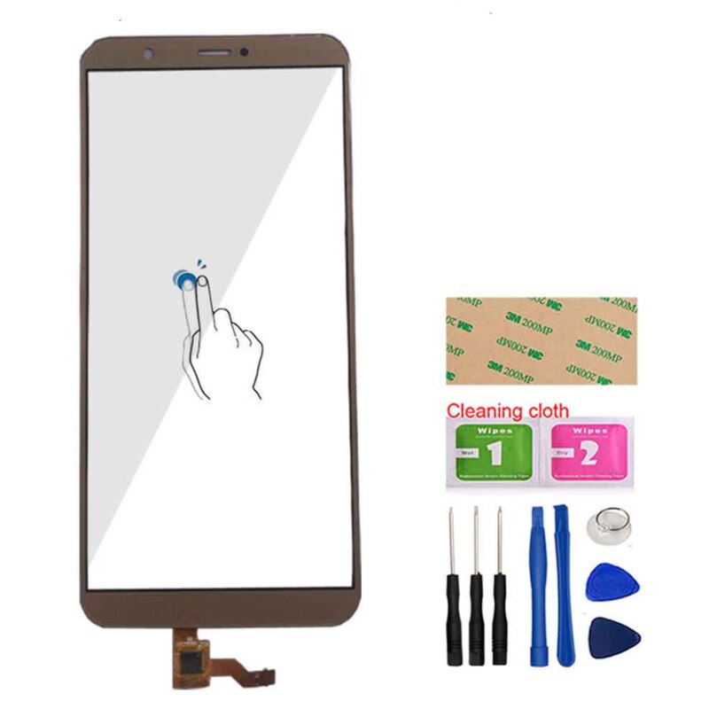 Touch Screen Digitizer For Huawei P Smart FIG-LX1 FIG-L21 FIG-L22 Panel Front Glass Sensor +Tools