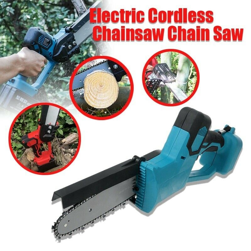 8 inch Electric Saw Chainsaw Wood Cutters Bracket Brushless Motor For Makita 18v Battery Chain Saw Power Tool Without Batteries