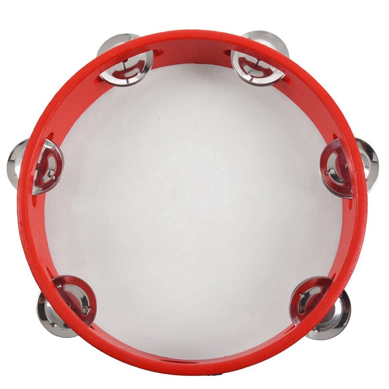 Lade Knoppen Keramische Deur Kast Handgrepen 32Mm Met 8Inch Musical Tamboerijn Tamborine Drum Ronde Percussie