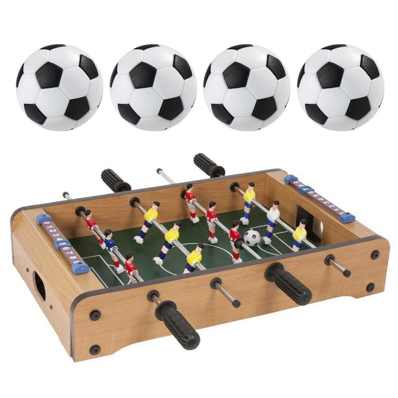 4 Stuks Voetbal Tafels Plastictable Voetbal Plastic Soccers Bal Praktische Indoor Spel Kid &#39;S Play Speelgoed