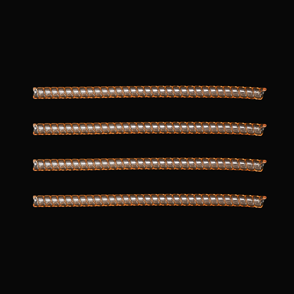 Herramienta reductora de tamaño de anillo, cuerda de resorte ajustable, sujetador elástico de resina, adecuado para todos los anillos, cortable, Invisible, cuerdas de protección sin costuras: Blanco