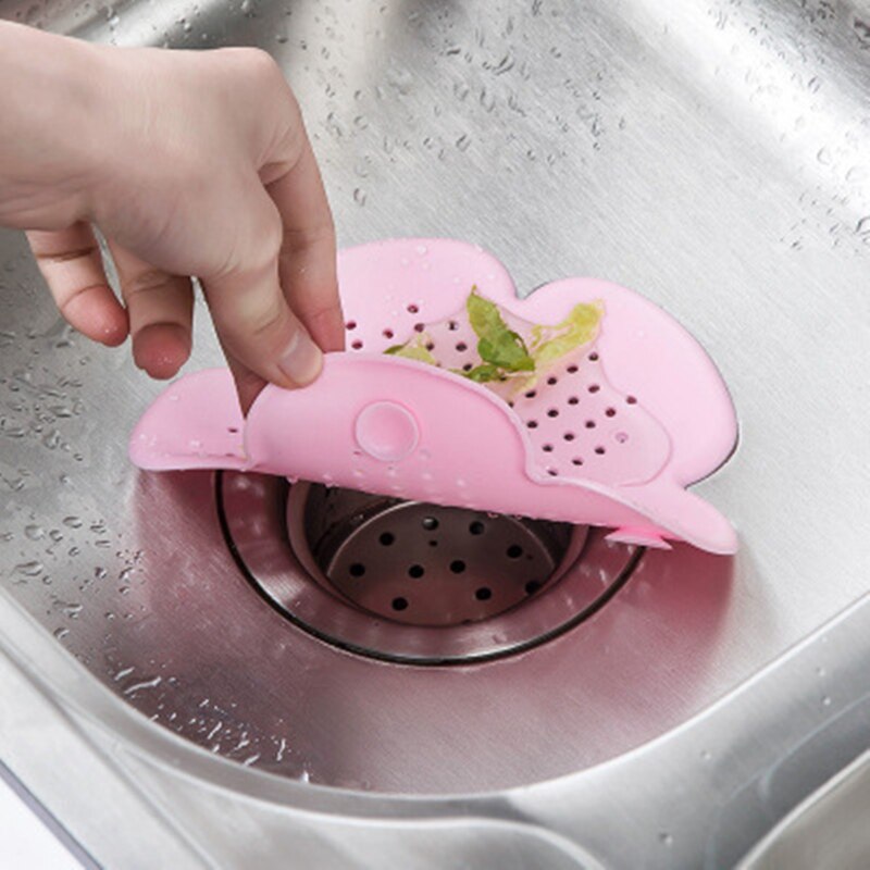 Praktisk badekar hårfang stopper bruser afløbshul filter fælde vask si til badeværelse toilet køkken tilbehør