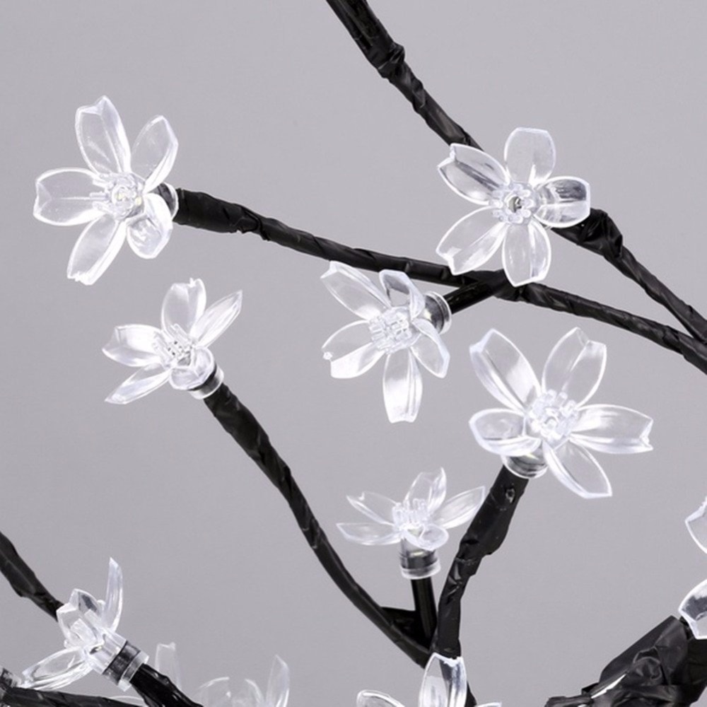 Luminarias LED Cherry Blossom Tree Branches Night Lights Lighting Table Lamps Bedroom Party Wedding Indoor Home Decor