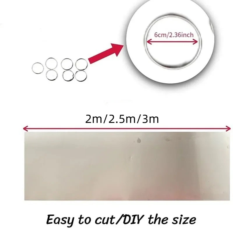 Portable 2.5m Titanium Chimney + Stainless Steel Chimney Cap Kit Tent Stove Accessories Outdoor Camping Wood Stove DIY Tube