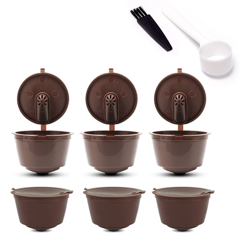 3 st/paket 3rd påfyllningsbara för dolce gusto kaffekapsel för dolci maskin återanvändbart dulce gusto kaffefilter: A