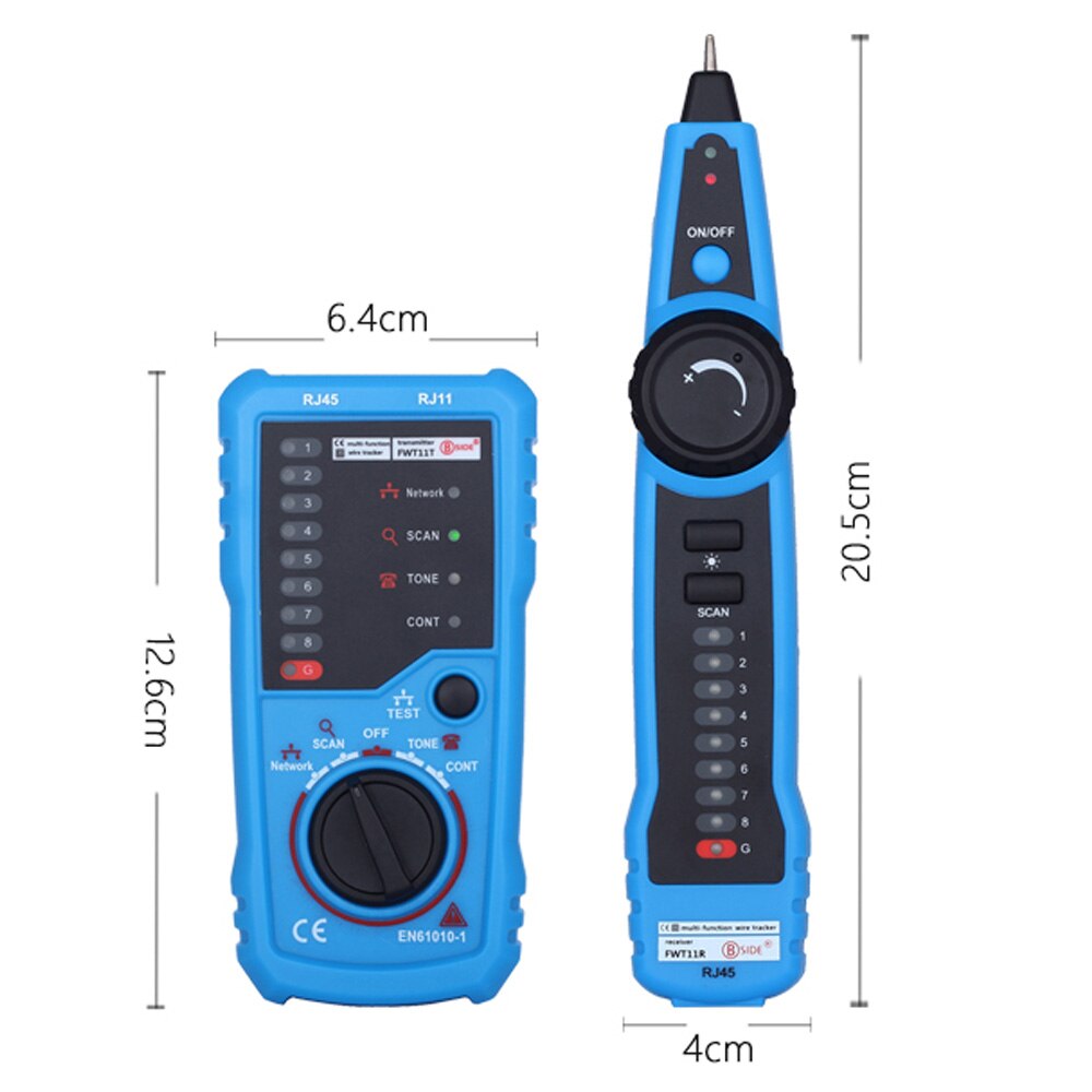 Cable Tester Wire Tracker RJ11 RJ45Telephone Wire Ethernet Detector Line Finder LAN Network Cable Network Tester