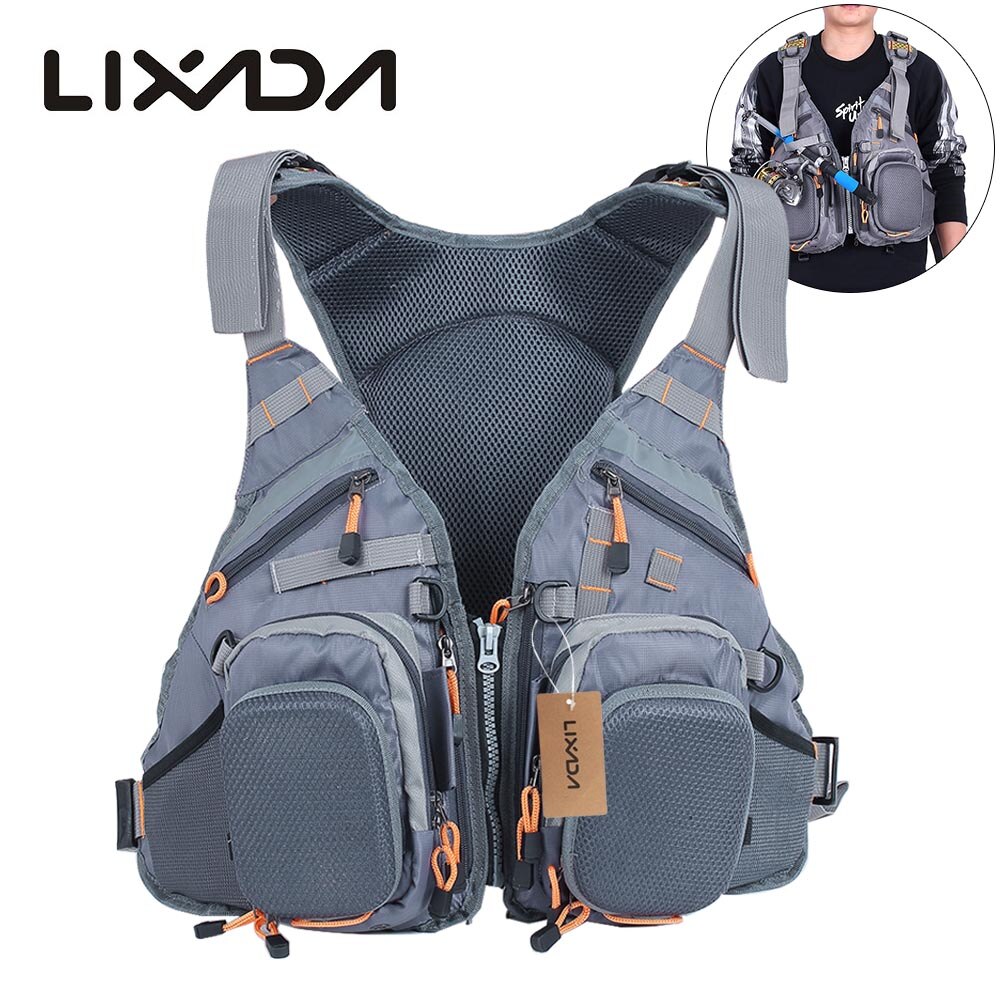 Lixada Outdoor Sport Vissen Leven Vest Zwemvest Vis Veiligheid Reddingsvest Zwemmen Zeilen Varen Kayak Floating Veiligheid Apparaat