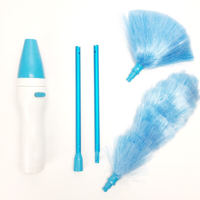 Adjustable Electric Feather Duster Dirt Dust Brush Vacuum Cleaner Blinds Furniture Window Bookshelf Cleaning Tool Brush MJ812: Default Title