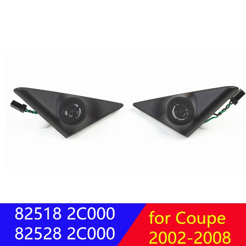 Triangular tweeter side tweeter Speaker for hyundai Tiburon Coupe 2003 825182C000 825282C000 82518 2C000 82528 2C000