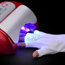 TP 1 Paar UV Bescherming Handschoen Wit UV Gel Nagellak Handschoenen UV LED Lamp Nagel Droger Licht Straling Beschermende nail Art Tool