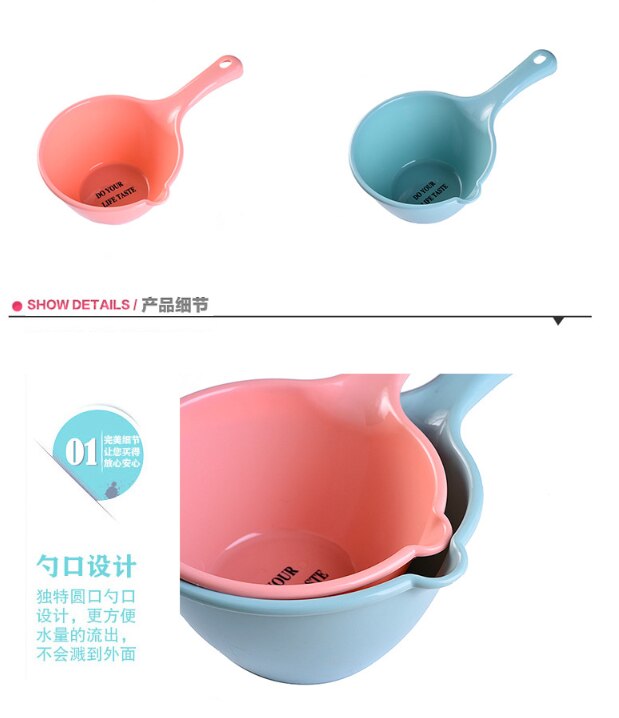 2 Stuks Dikke Water Scoop Keuken Lange Handvat Water Lepel Baden Water Scoop Kinderen Baby Bad Scoop Scoop Water Scoop.
