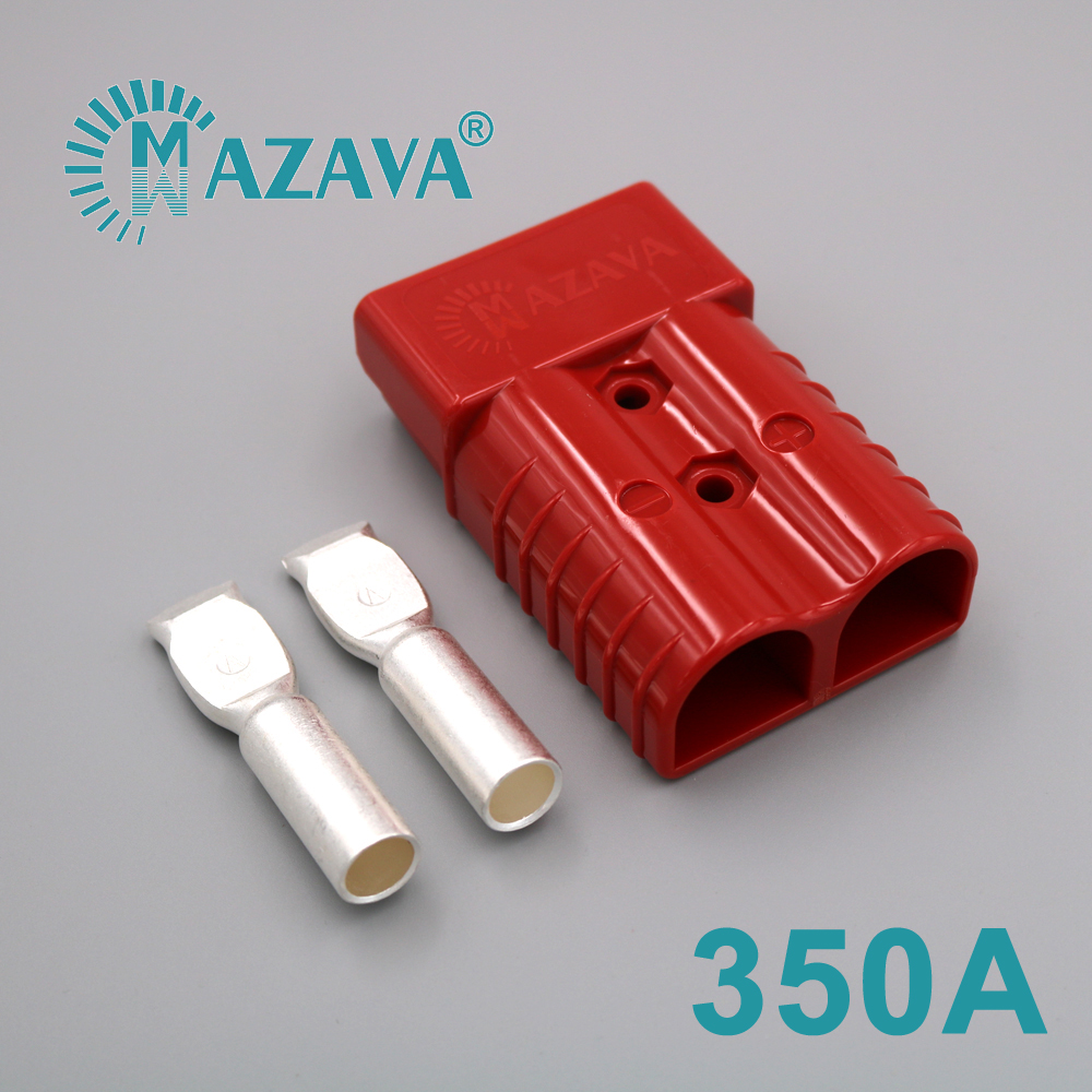 SB175 SB350 Power Connector Dual-Pole Quick Opladen Plug SB175 SB350 Elektrische Auto Batterij Ups Kabel Terminals Dc 50A 120A 600V: 350A Red