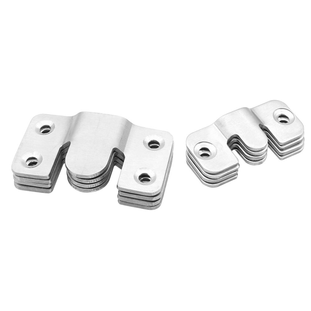 20Pcs Rvs Display Heavy Duty Muur Schilderen Grijpende Hoofdeinde Fotolijst Hanger Flush Mount Bracket