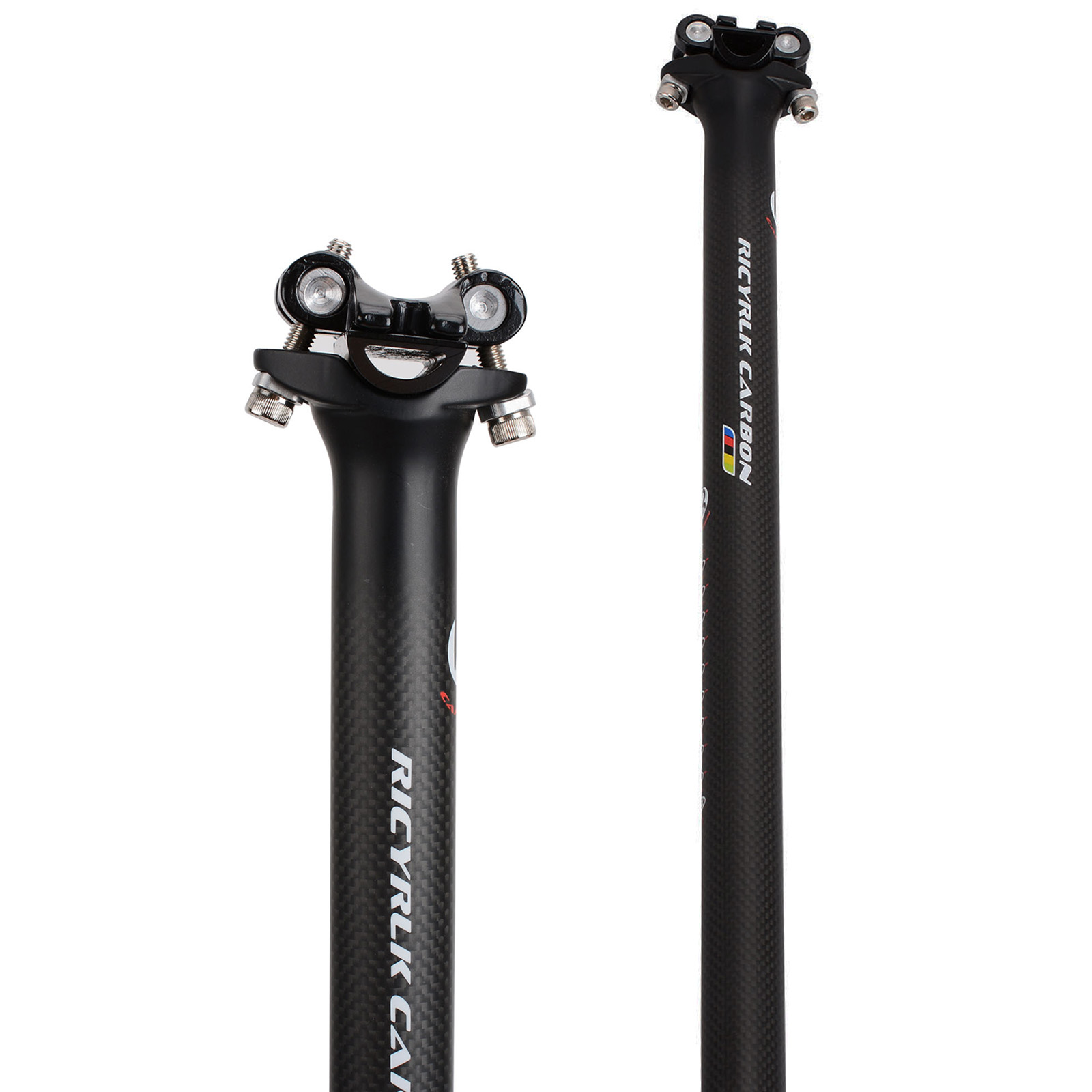 Tija de sillín de carbono , 27,2, 30,8 o 31,6mm, tubo de asiento de fibra de carbono para bicicletas de montaña y carretera, 125g