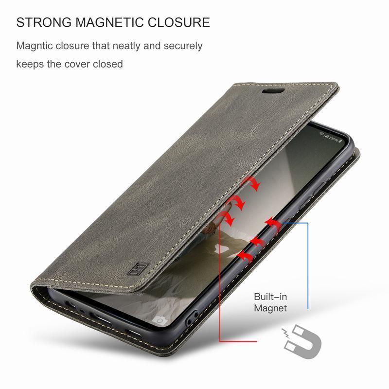 Lederhülle für samsung galaxy  a52 a42 a72 , weiche silikon-luxus-magnet-klapphülle mit bumper für samsung galaxy  a 52