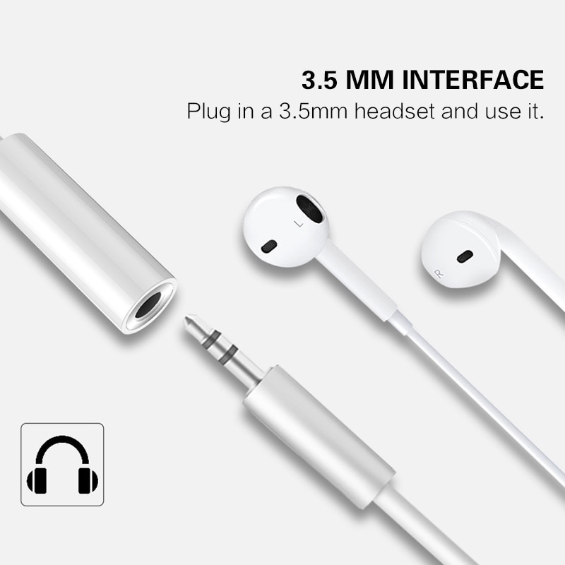 Cable adaptador de Audio de 8 pines a 3,5mm para Apple, convertidor de auriculares de iluminación a 3,5mm para IPhone 12, 11 Pro Max, XS, XR, X, 8 Plus, 7