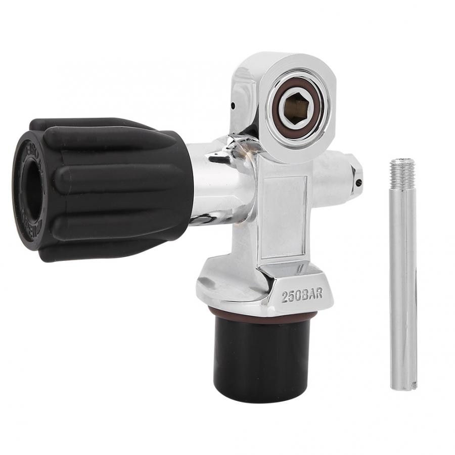 Professionale 250 sbarra immersione Valvola Della Bombola Bombola di aria in Ottone G3/Pressione Valvola di 4 K din + GIOGO Valvola bcd attrezzatura subacquea