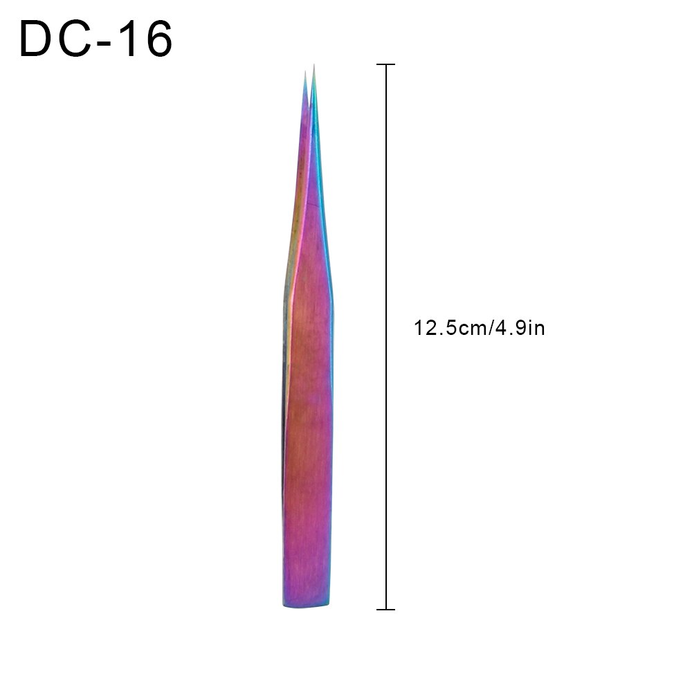 1pcs Rainbow Nail Cuticle Pushers Tweezers Nipper Clipper Scissor Dual-end Dead Skin Remover Manicure Pedicure Nail Art Tool: DC16