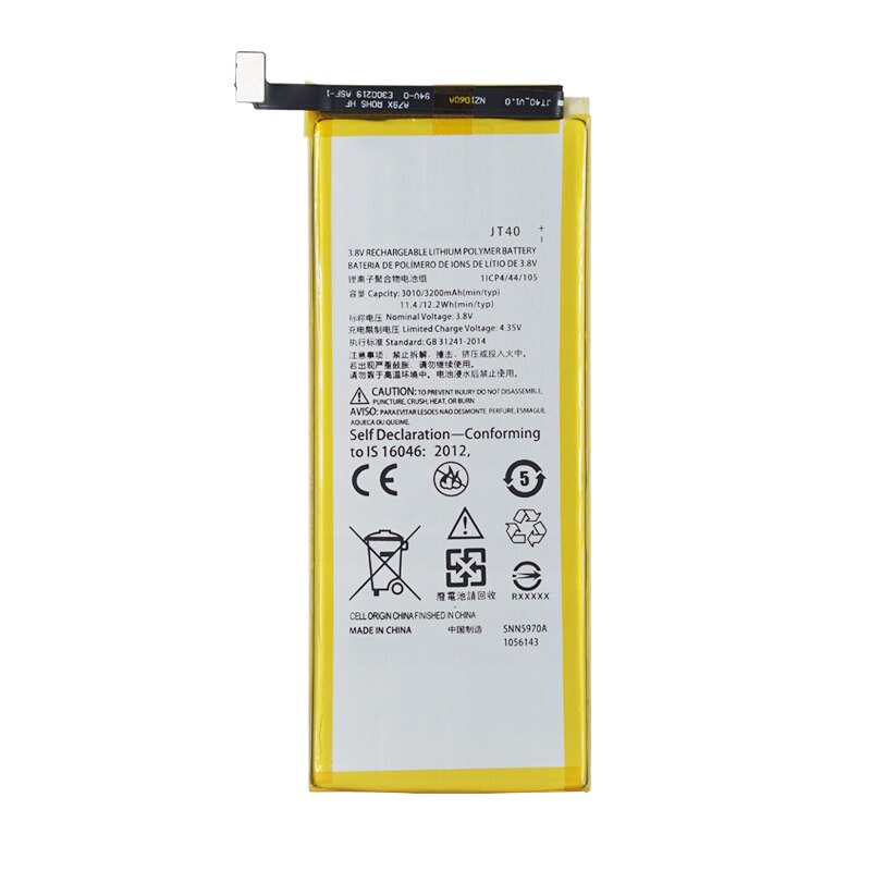 OHD Original Hohe Kapazität Ersatz Batterie JT40 Für Motorola Moto G6 Plus XT1926-6 XT1926-7 3200mAh