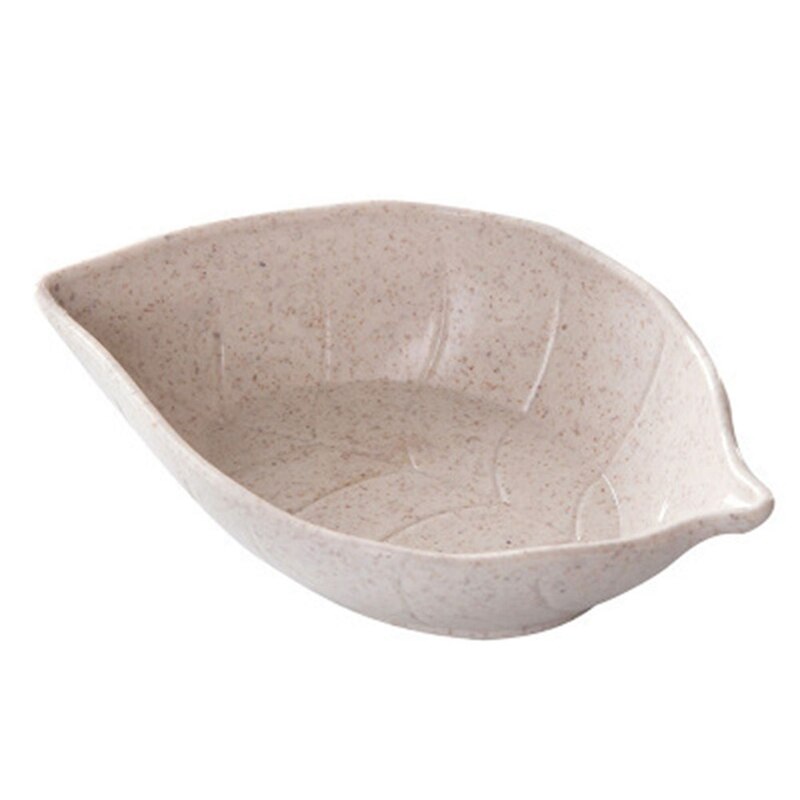 Mini Dip Saucer Sauce Tray Snack Bowl Sauce Sugar Dish Leaf Shape Set: BG
