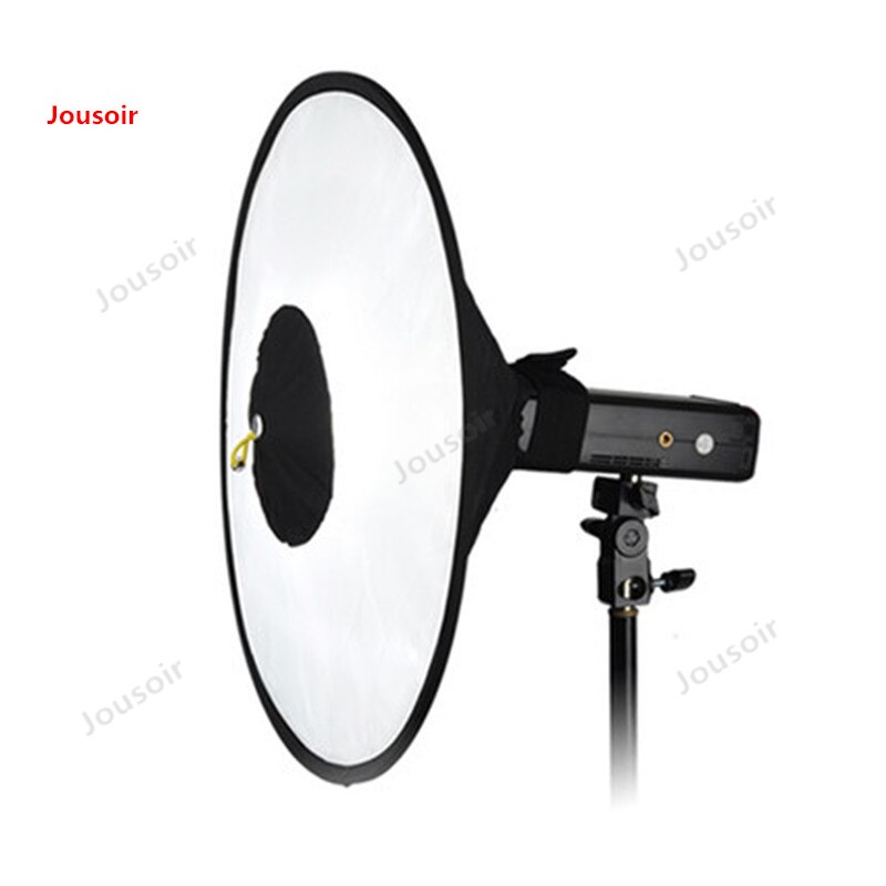 Godox Universal 44Cm Ronde Studio Flash Softbox Speedlite Diffuser Reflector Strap Voor Camera Flash