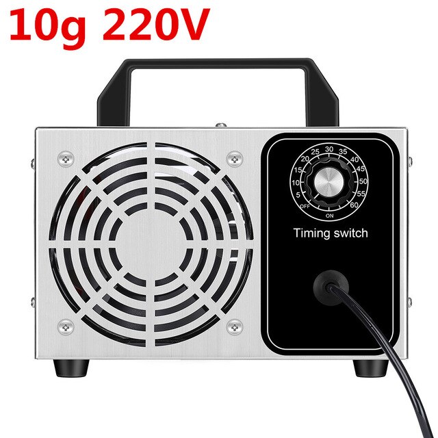 Générateur d'ozone Portable, purificateur d'eau d'air, stérilisateur, ozoniseur, 32 g/h, 28 g/h, 24 g/h, 48 g/h, formaldéhyde: 10g 220v