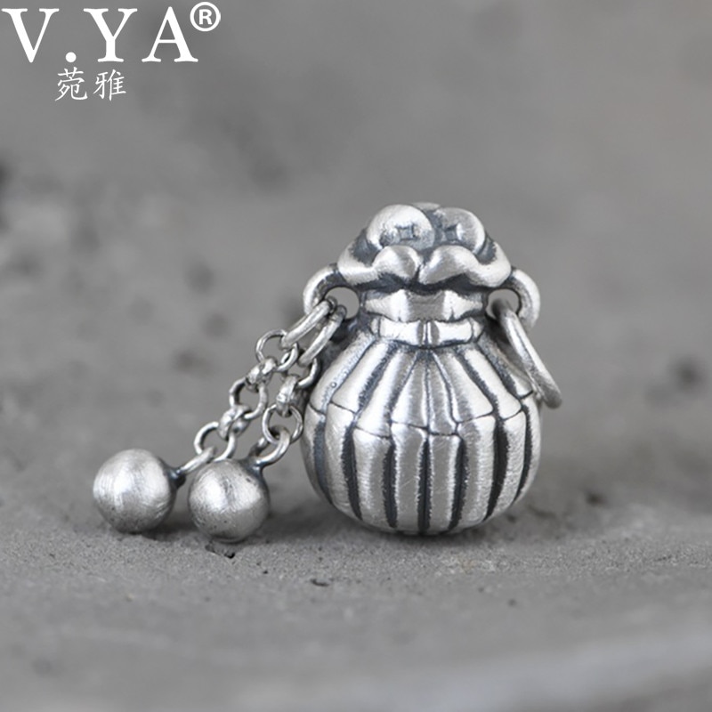 V.YA – pendentif porte-bonheur en argent thaïlandais 990 pour femmes, bijoux Vintage, sans chaîne