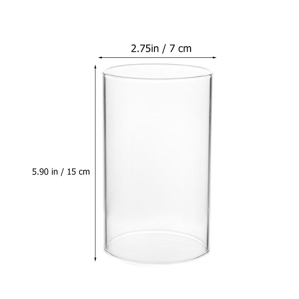 Decorazioni per candele antivento multiuso in vetro da 4 pezzi