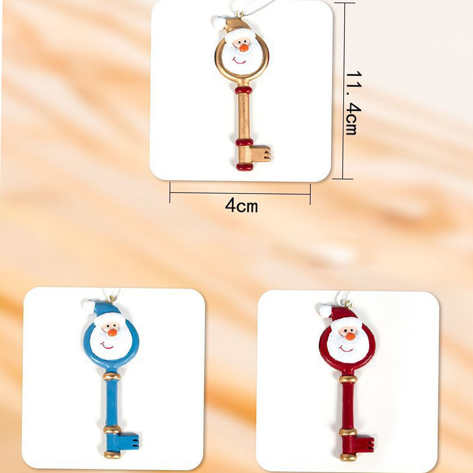 Christmas Santa Key Pendant Decoration Light Christmas Decoration Oct 12th