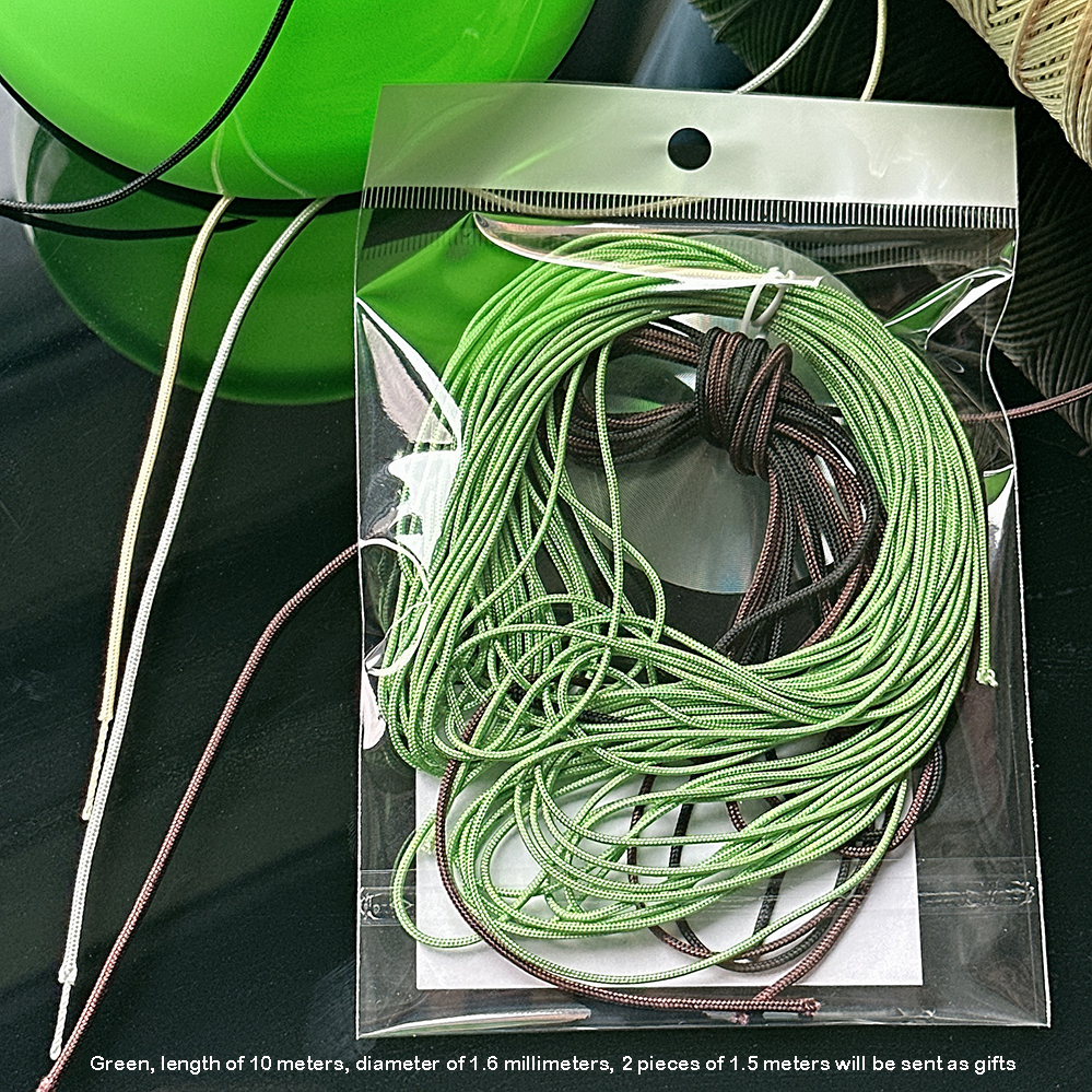 Corda per diabolo specializzata, cavo, corde hanno una corda speciale per diabolo con filo di nylon con nucleo in fibra: verde