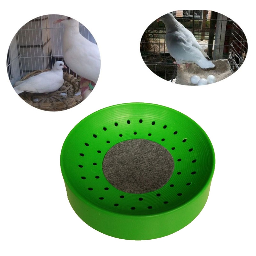 DIY Pigeon Supplies Plastic Dehumidification Breeding Bird Egg Basin Nest Bowl Mat Sweet Room Comfortable Nest bird cage