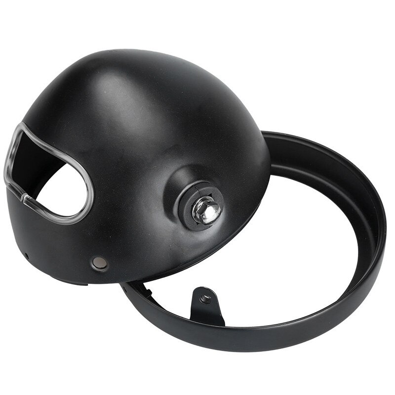 Coque de phare LED 5.75 pouces, boîtier de seau pour Harley moto Honda Shadow Kawasaki Vulcan Suzuki