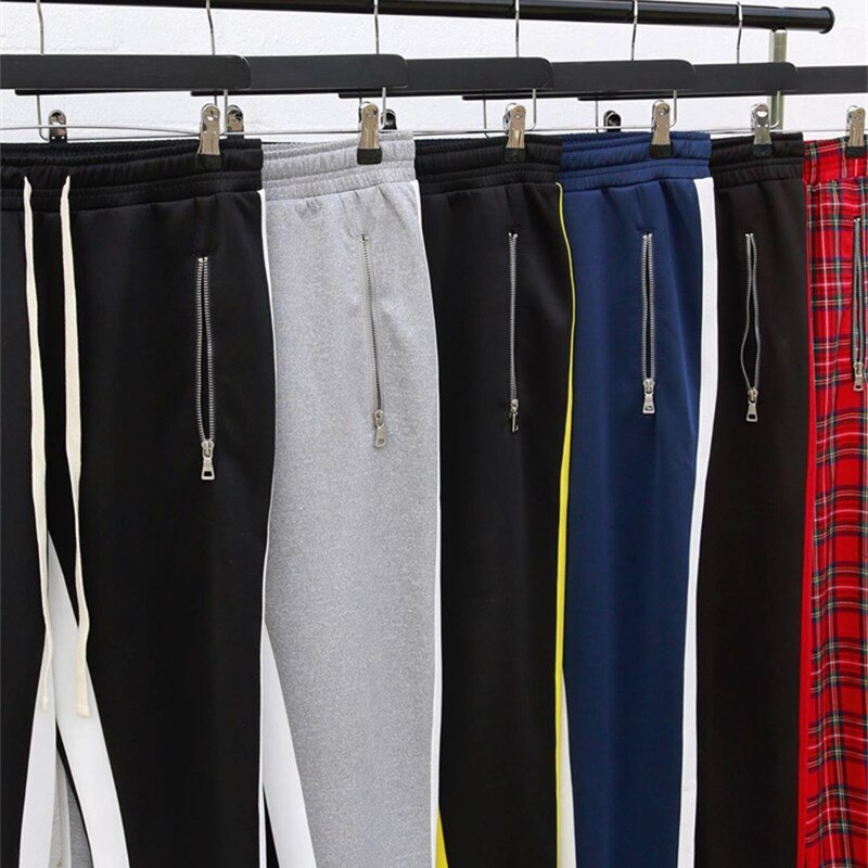 Mens Joggers Casual Pants Fitness Men Sportswear Tracksuit Bottoms Skinny Sweatpants Trousers Black Gyms Jogger Track Pants