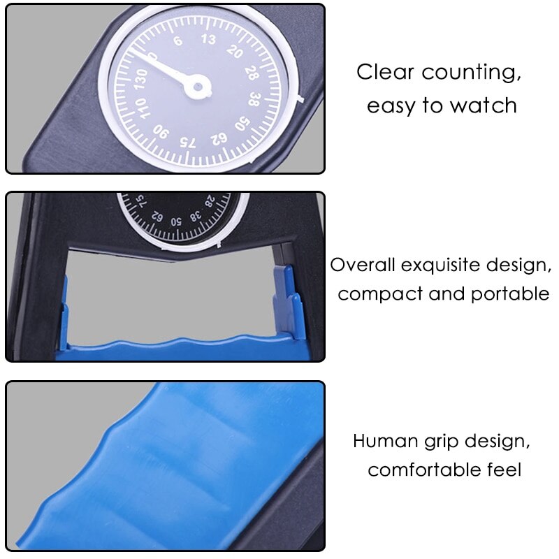 Tenuto in mano Dinamometro Grip Dinamometro Per Misurare A Mano Forza di Presa di Alta Qualità Raggiungere Design Ergonomico Strumento di Misura