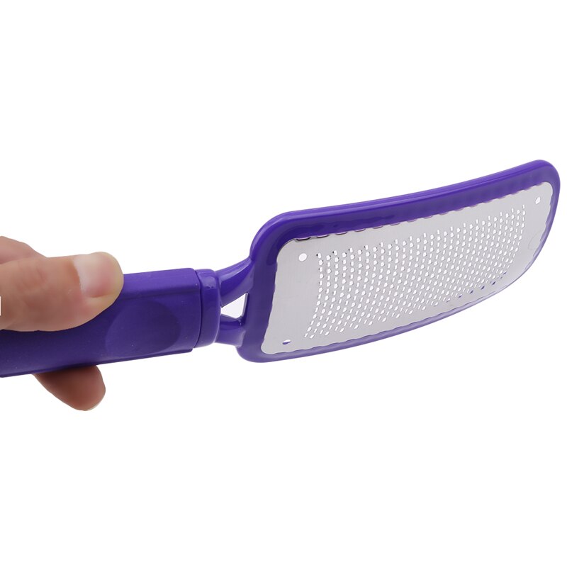 1PC Luxury Stainless Steel Foot Scrub Manicure Nail Tools Foot File Heel File Grater