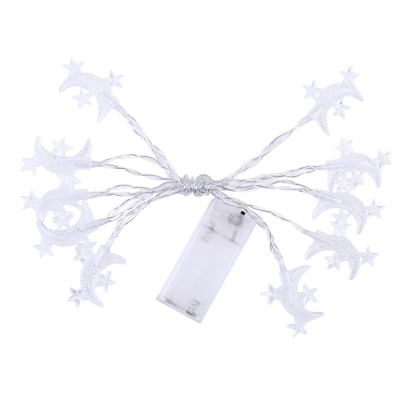 Led Mini Maan Lichtslingers Star Fairy Guirlande String Lights Voor Jaar Kerst Wedding Party Decoratie: Default Title