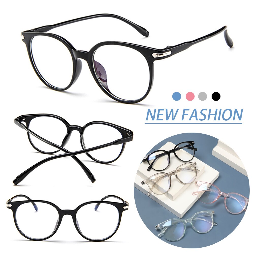 Unisex Blue Light Blocking Eyeglasses Vintage Radiation Protection Computer Gaming Anti Glare Glasses Safety Goggles