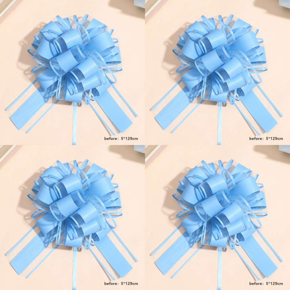 4/10Stck Hochzeit Auto Bogen Bänder Blume Auto Auto Dekor wickeln Verpackung Valentinstag Geburtstag Veranstaltungen Party liefert
