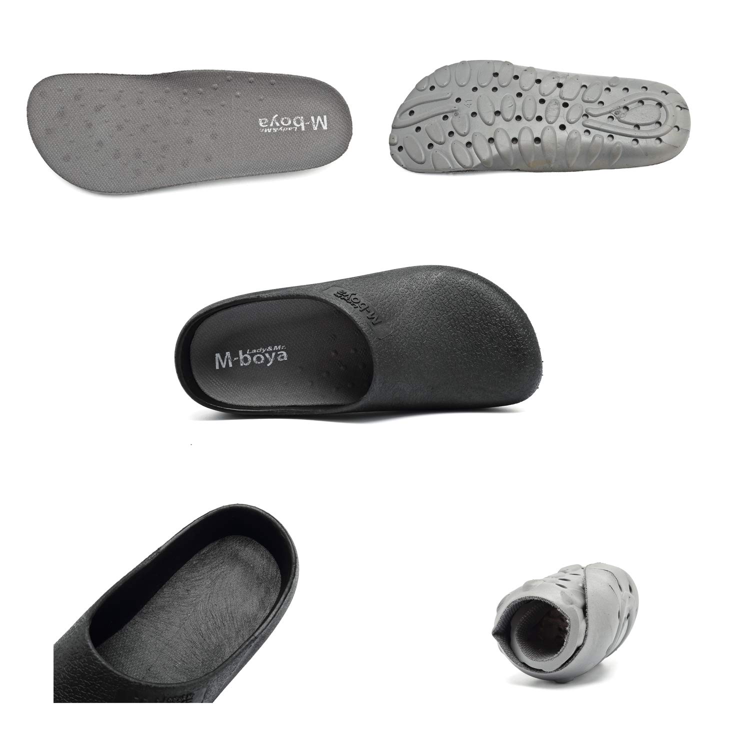Zuecos antideslizantes para cocina de Hotel, zapatos para Chef, informales, planos, transpirables, resistentes, para trabajo de cocina, talla grande 37-46
