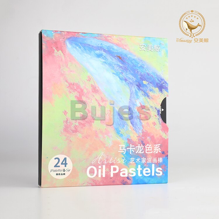Amazing Art Supplies Oil Pastels, 24 Pastels Colors Artist Soft Oil Pastels Vibrant and Creamy, for Artists Beginners Students