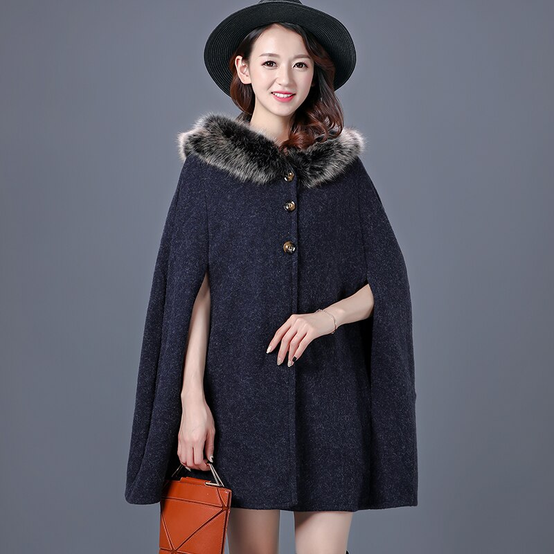 Yisu sjal kvinnor vinter varm plus storlek mantel två begagnade poncho faux cashmere sjal kvinnor imitation päls kofta kappa