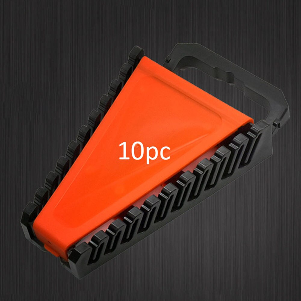 6/8/10 Slot Wrench Organizer Clip Holder Plastic Rack Spanner Storage Tool Organizer Garage Repair Bicycle/Car Hand Tools