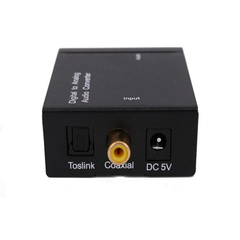 Digitale Fiber 3.5Mm Converter Turn Analoge Audio Converter Optical Coax Toslink Digitaal Naar Analoog Converter Rca L/R stereo Audio