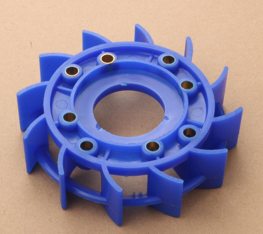 Scooter Turbo Cooling Fan for Kymco Agility Basic 50 DJ S Filly 50 Super 8 Vitality 50cc 4-stroke: blue