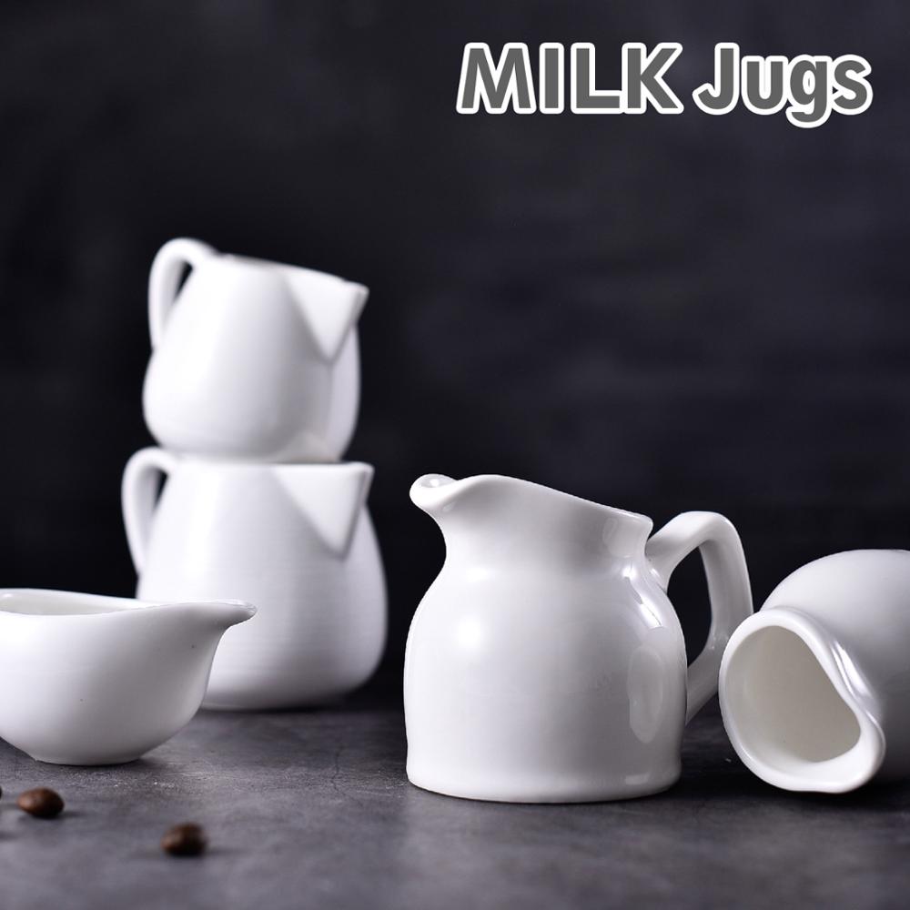 Japanischen Milch Krüge mit Griff Scharf Adler Mund Aufschäumen Topf Kaffee Behälter Porzellan matt Glasierte Oberfläche Soße Tasse