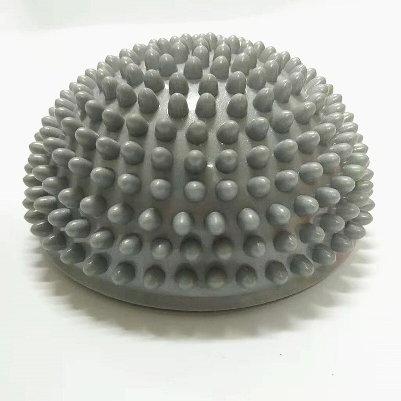 Los niños hemisferio piedras punta masaje Fitball bola Balance media pelota para Yoga de integración sensorial bola juegos deportes Juguetes: Gris