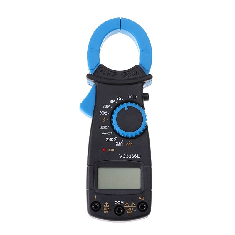 VC3266L+ Digital Clamp Multimeter AC/DC Voltage Amp Ohm Electronic Tester Meter
